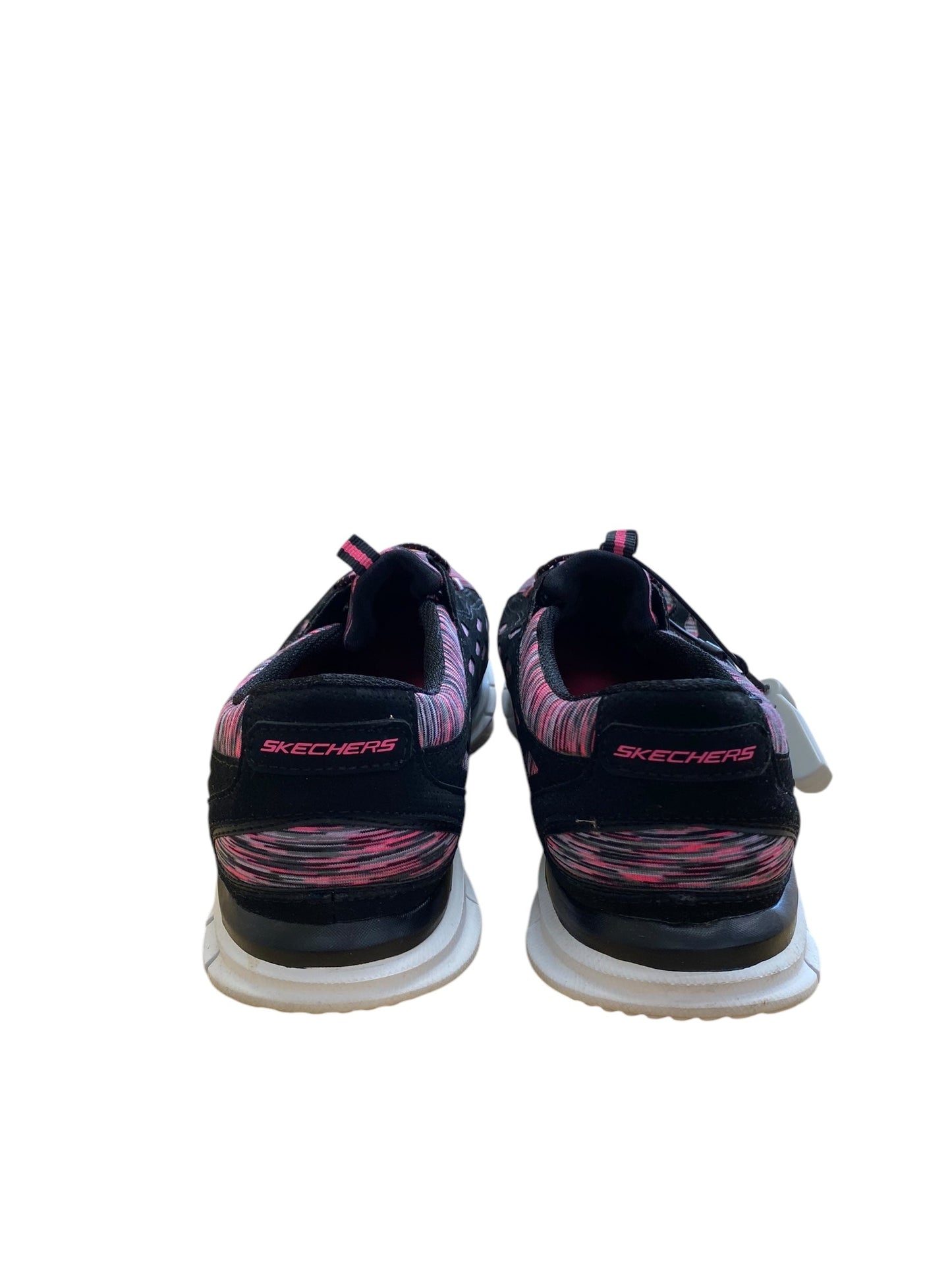 Shoes Athletic By Skechers In Black & Pink, Size: 8