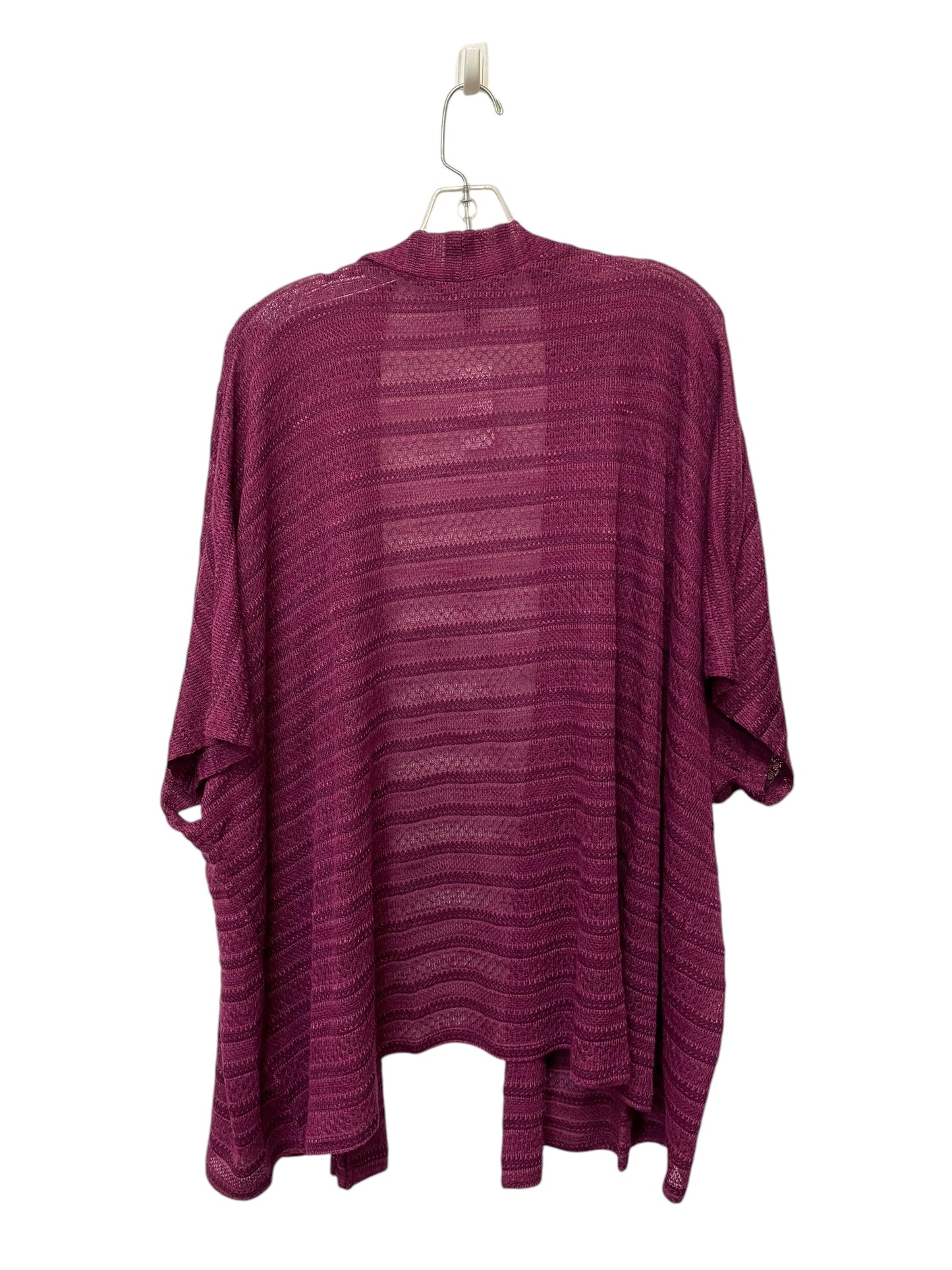 Cardigan By Lane Bryant In Purple, Size: 18
