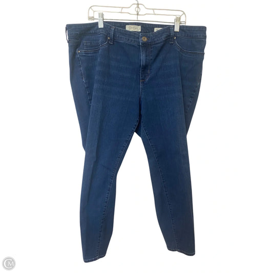 Jeans Skinny By Jessica Simpson In Blue Denim, Size: 22