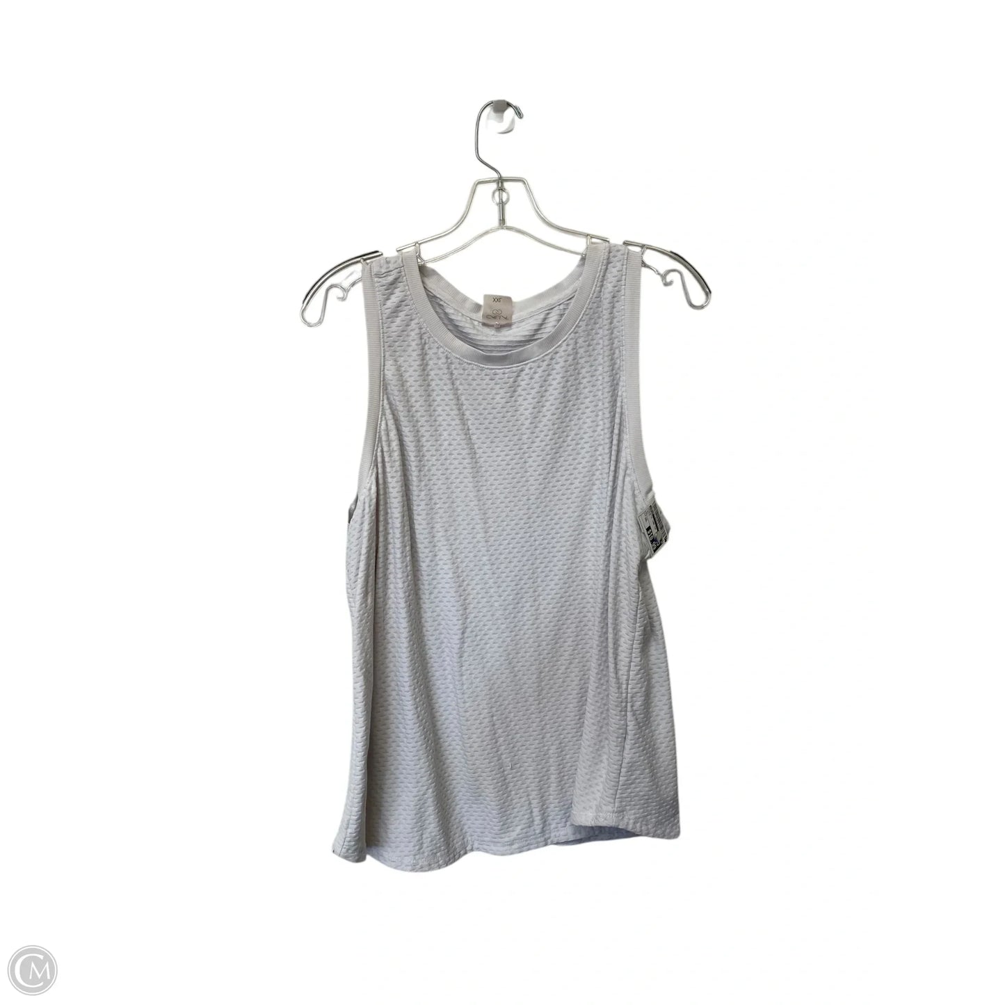 Athletic Tank Top By Calia In White, Size: Xxl
