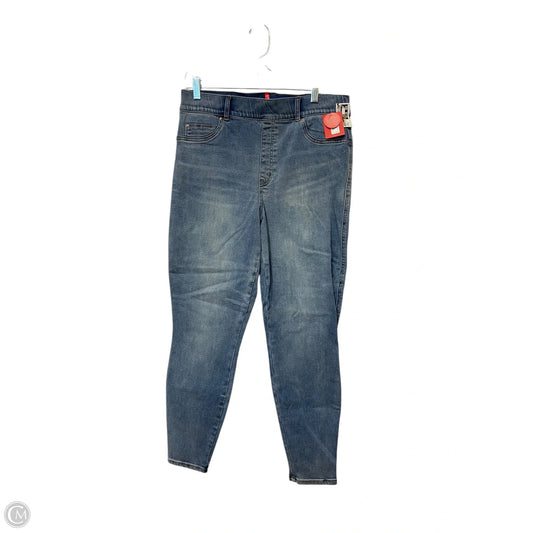 Jeans Jeggings By Spanx In Blue Denim, Size: Xl