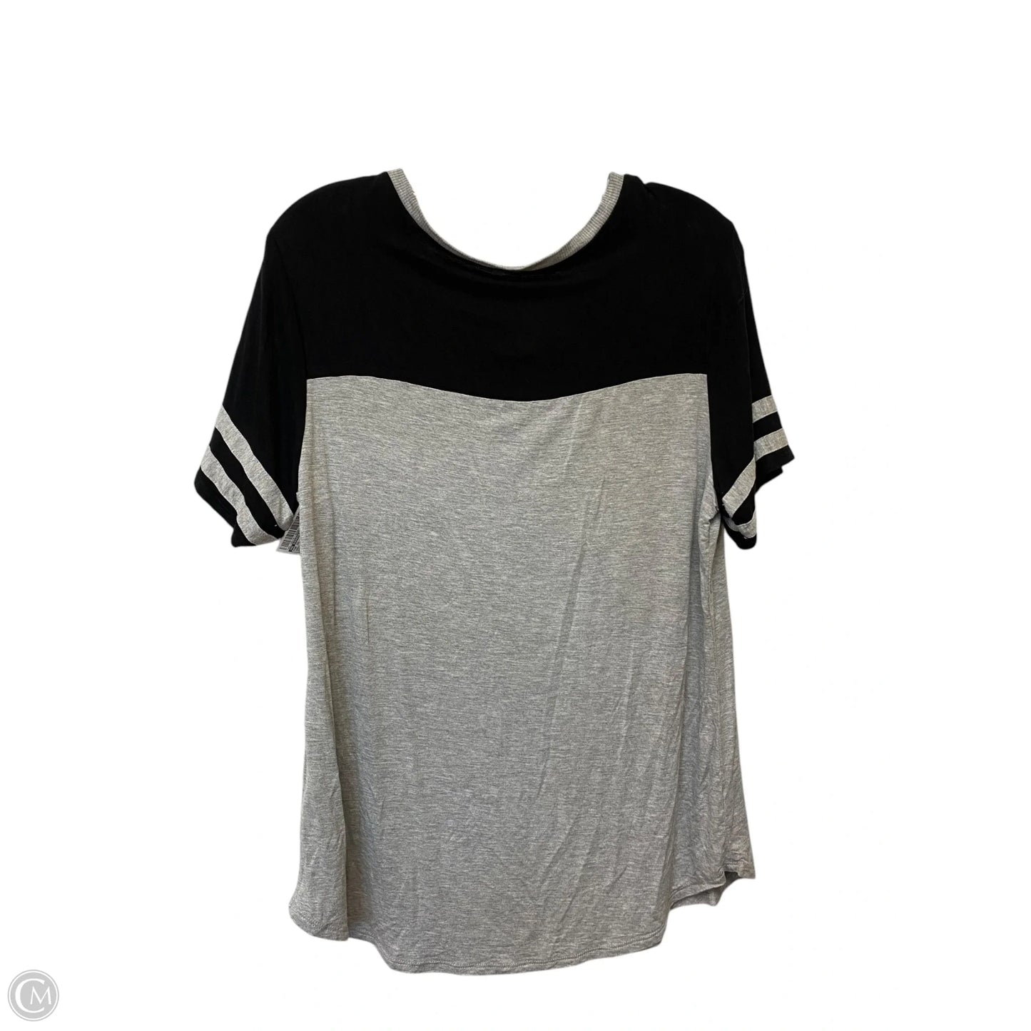 Top Short Sleeve By No Boundaries In Grey, Size: Xxl