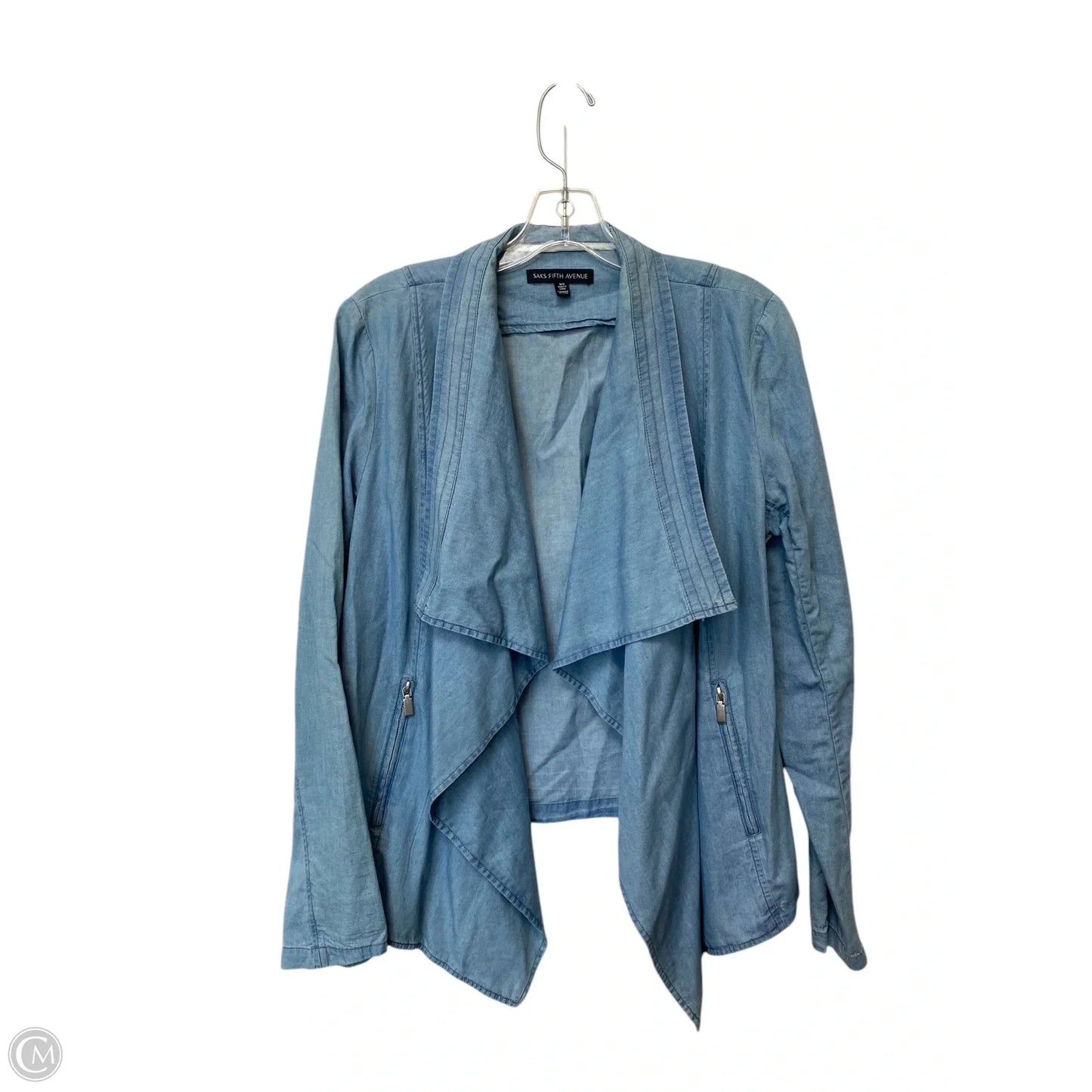 Jacket Other By Saks Fifth Avenue In Blue, Size: M