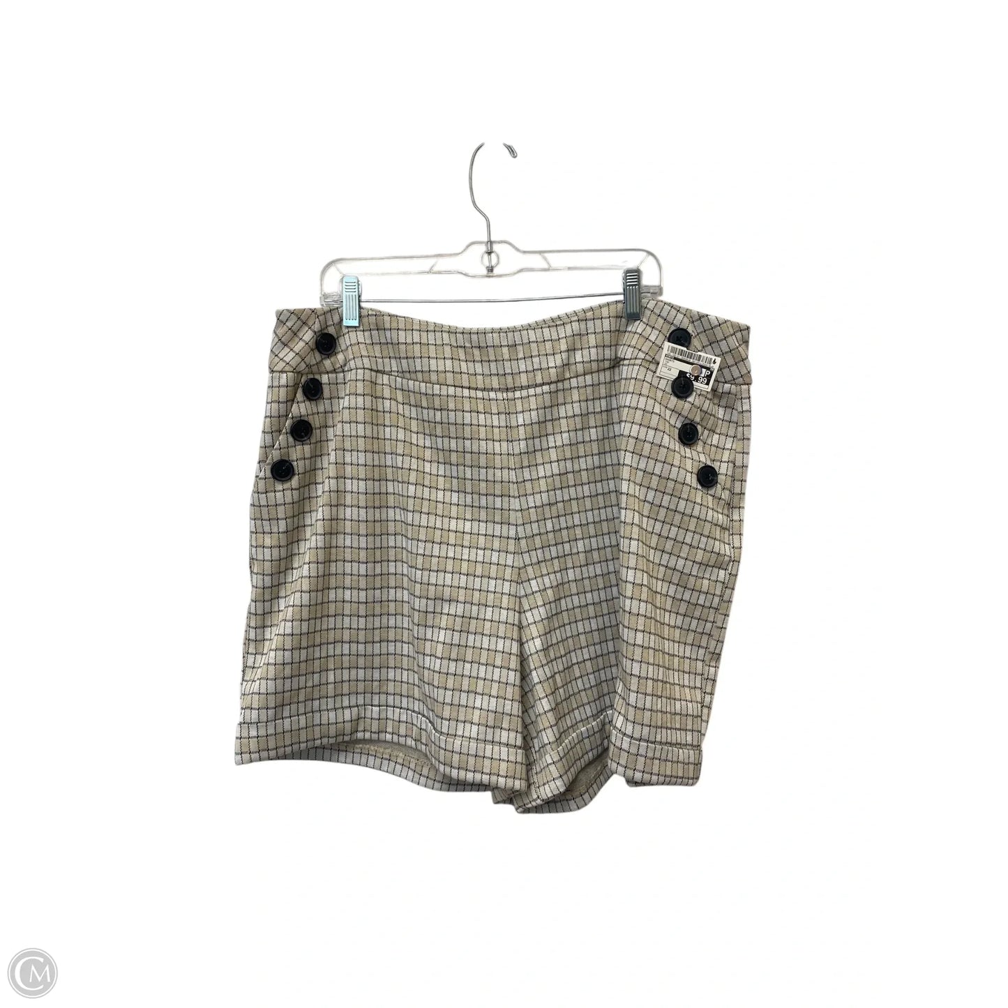 Shorts By Cato In Tan, Size: 22