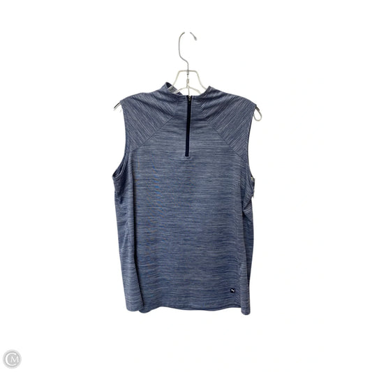 Athletic Tank Top By Puma In Blue, Size: Xl