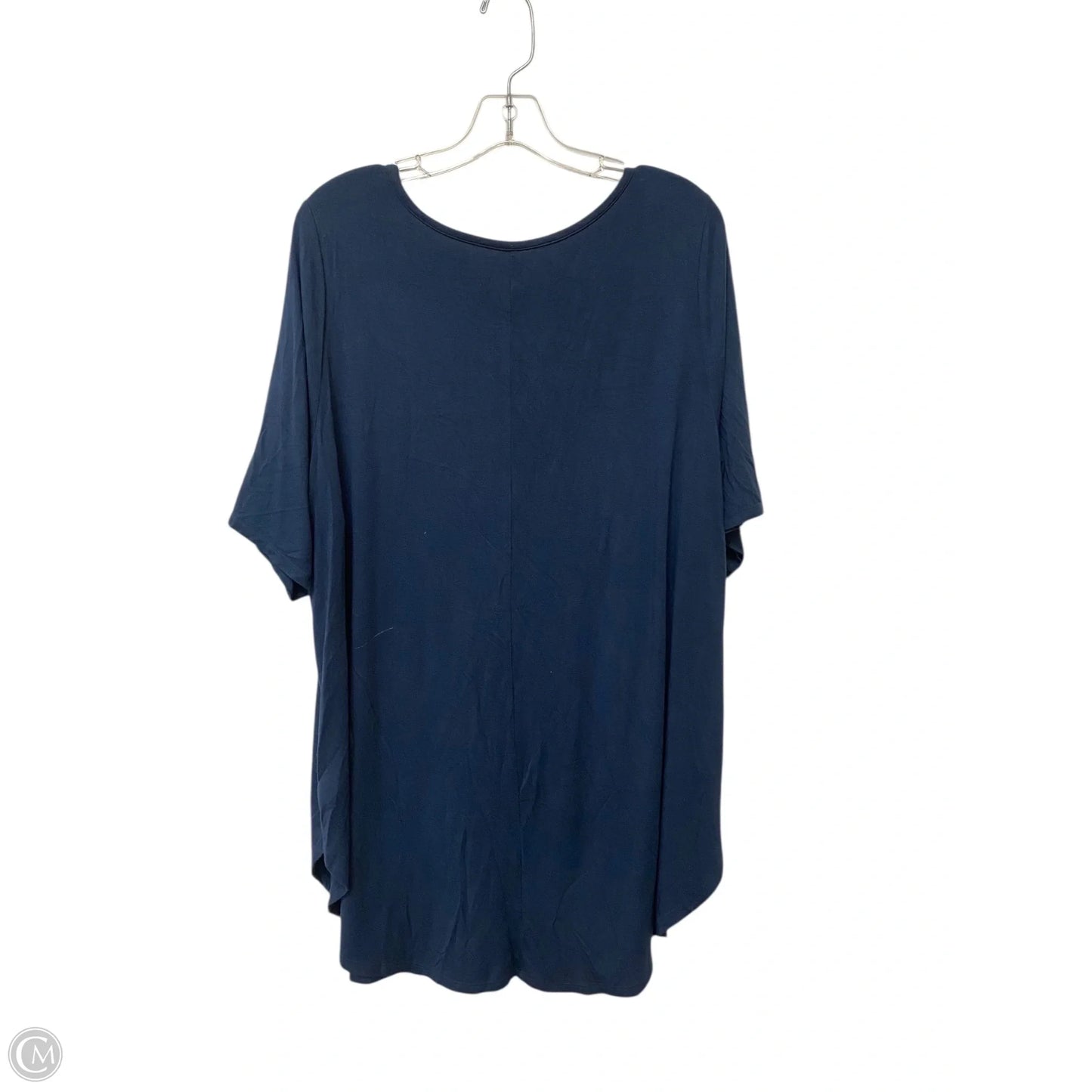 Top Short Sleeve Basic By Torrid In Blue, Size: 3x