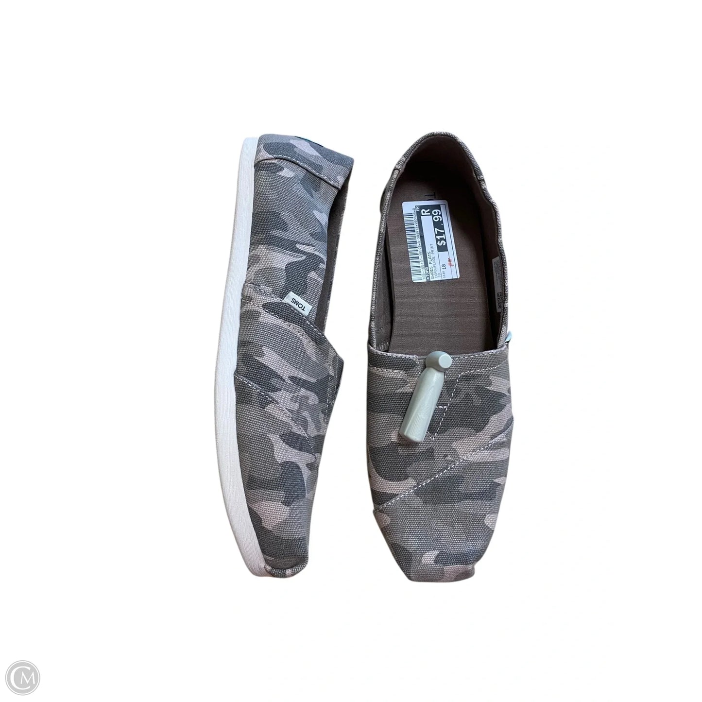 Shoes Flats By Toms In Camouflage Print, Size: 10