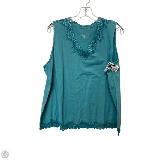 Top Sleeveless Basic By Coldwater Creek In Blue, Size: Xlp