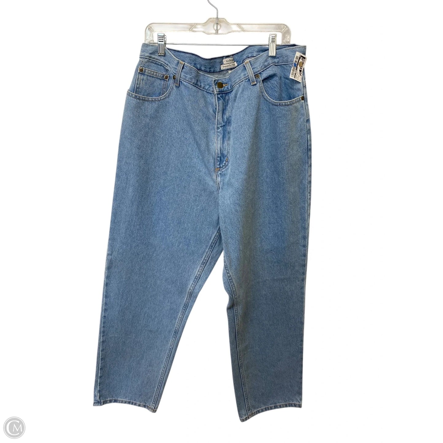 Jeans Boyfriend By L.l. Bean In Blue Denim, Size: 18