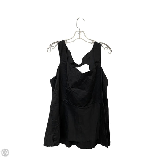 Top Sleeveless By Torrid In Black, Size: 3x