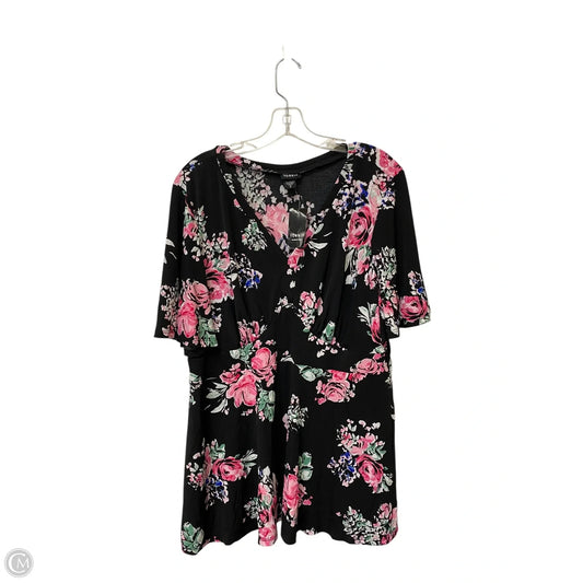 Top Short Sleeve By Torrid In Floral Print, Size: 2x