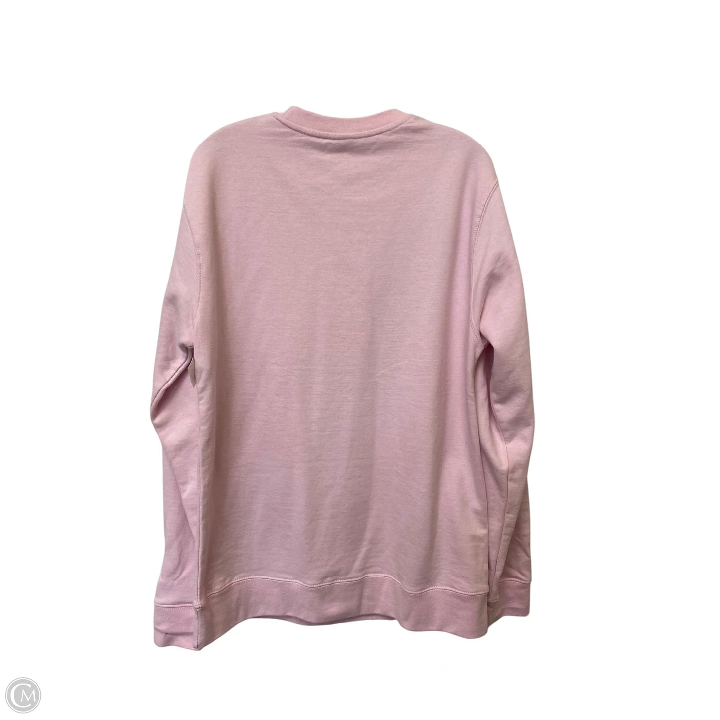Sweatshirt Crewneck By Cme In Pink, Size: M