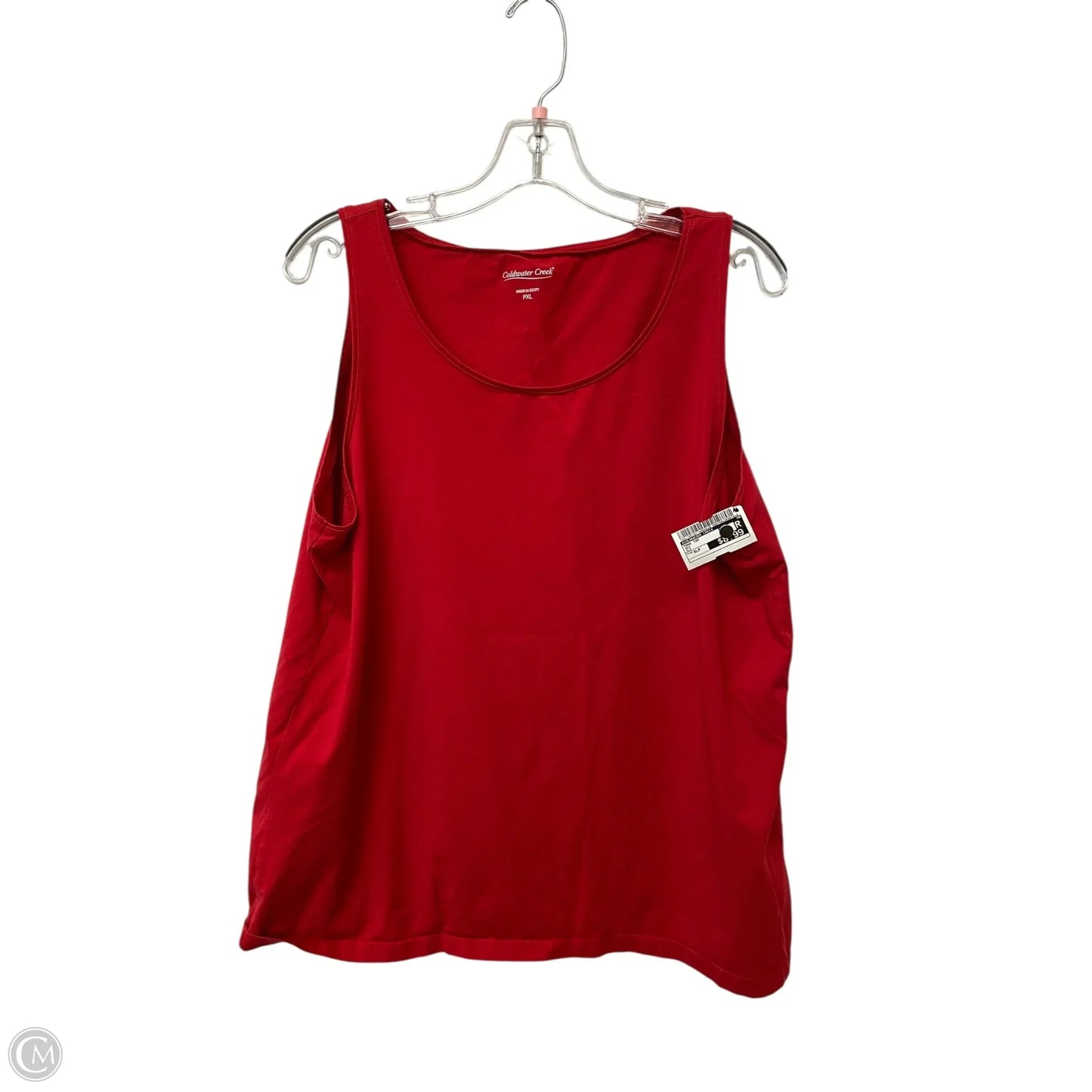 Tank Top By Coldwater Creek In Red, Size: Xlp