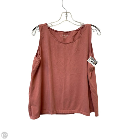 Tank Top By Coldwater Creek In Pink, Size: Xl