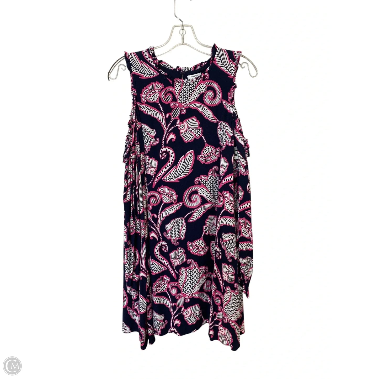 Dress Casual Short By Crown And Ivy In Floral Print, Size: L