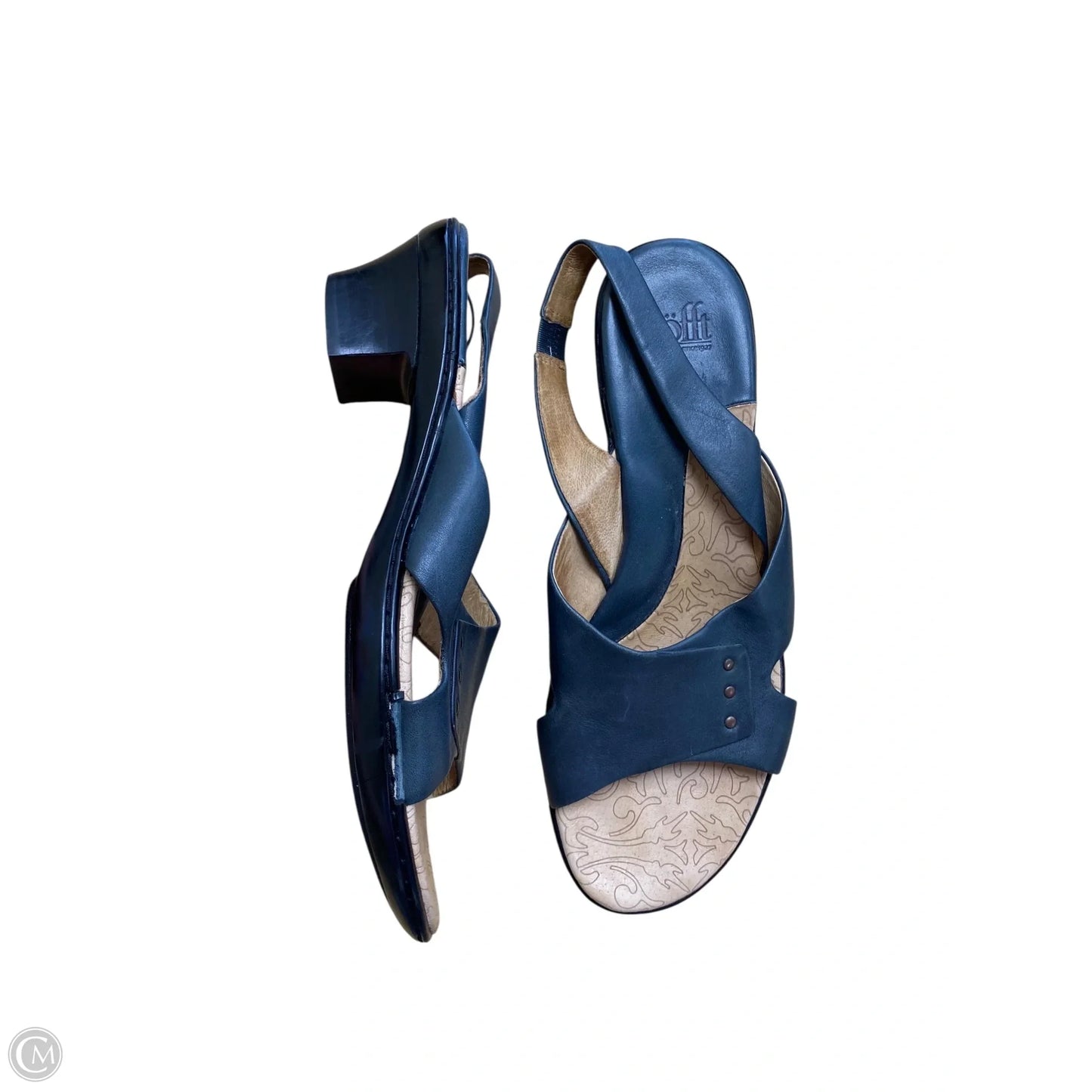 Sandals Heels Block By Sofft In Grey, Size: 10