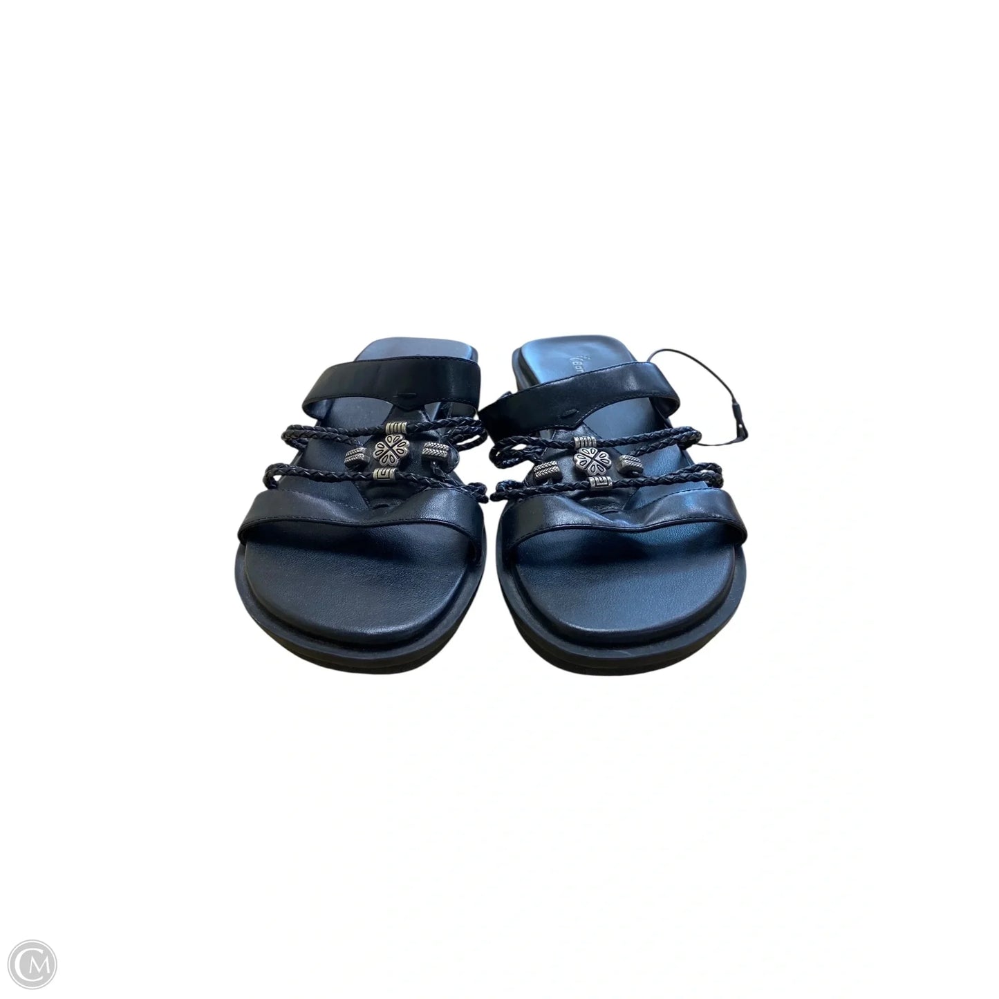 Sandals Flip Flops By Bare Traps In Black, Size: 6.5