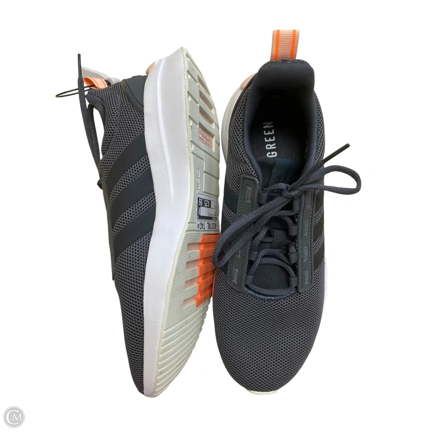 Shoes Athletic By Adidas In Grey, Size: 9