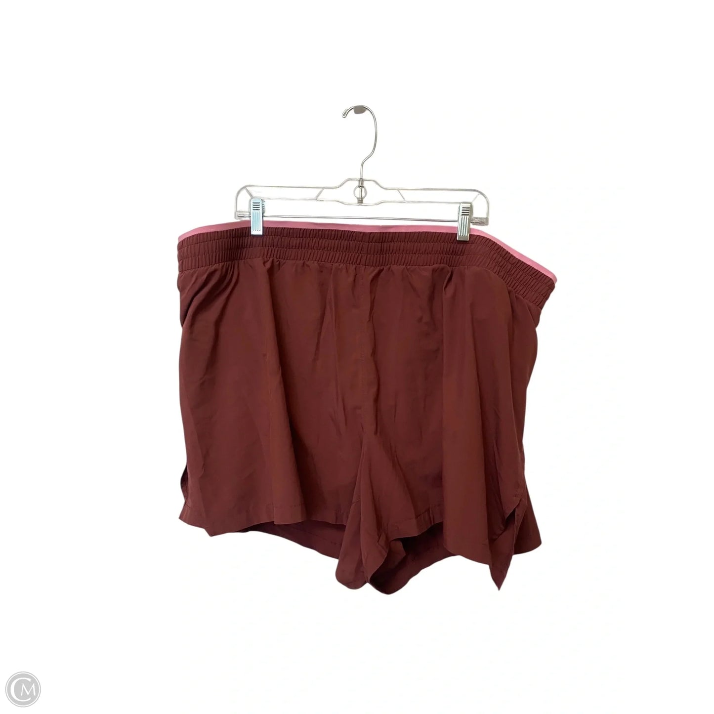 Athletic Shorts By Fabletics In Red, Size: 2x