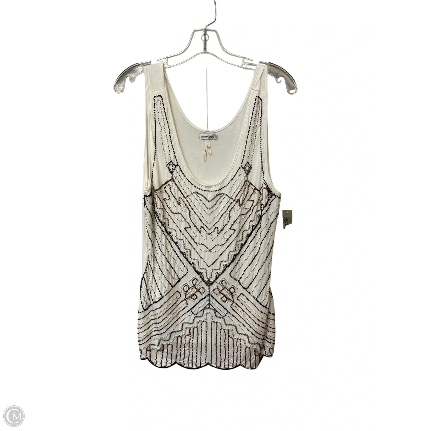 Tank Top By Cmf In White, Size: Xl