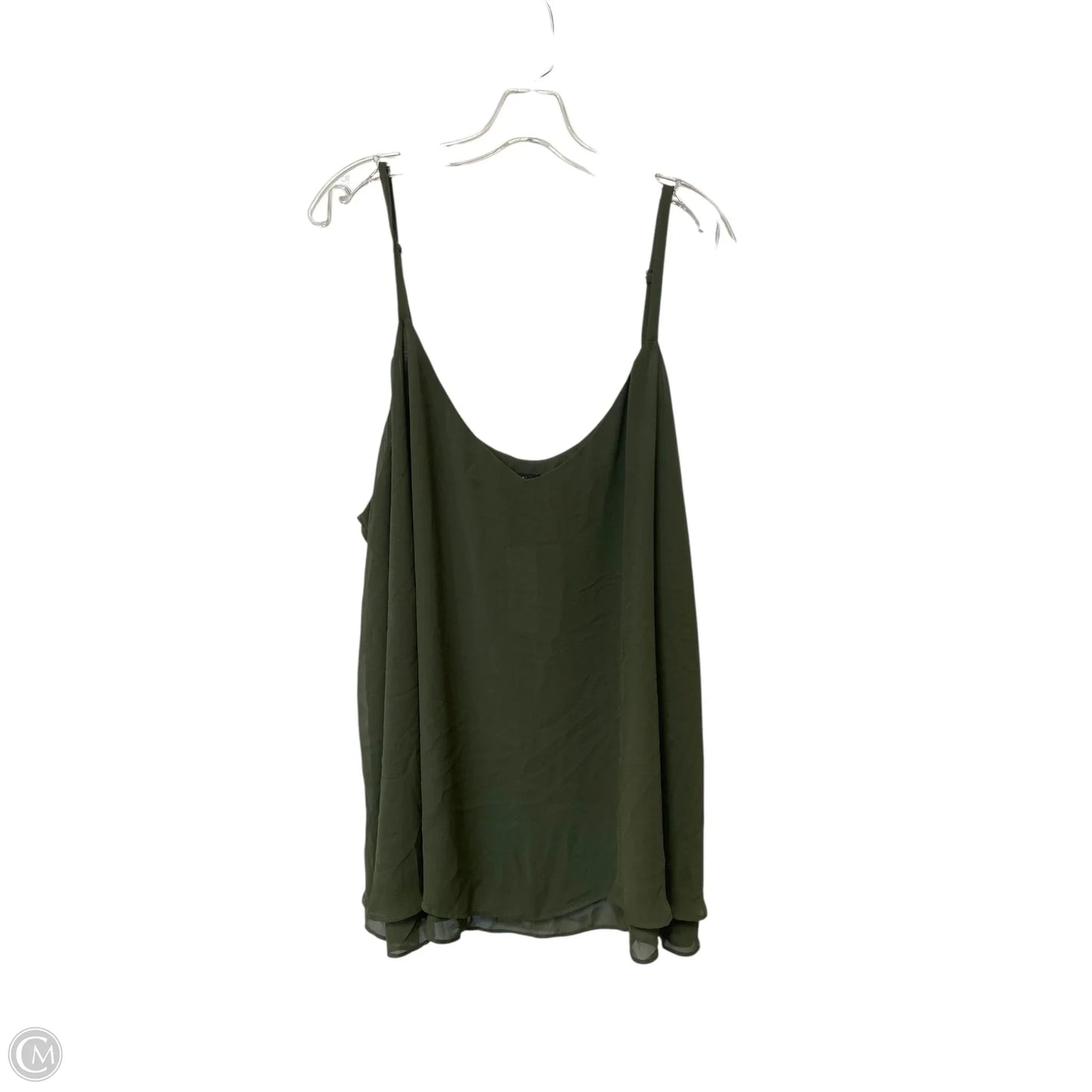 Tank Top By Worthington In Green, Size: 4x
