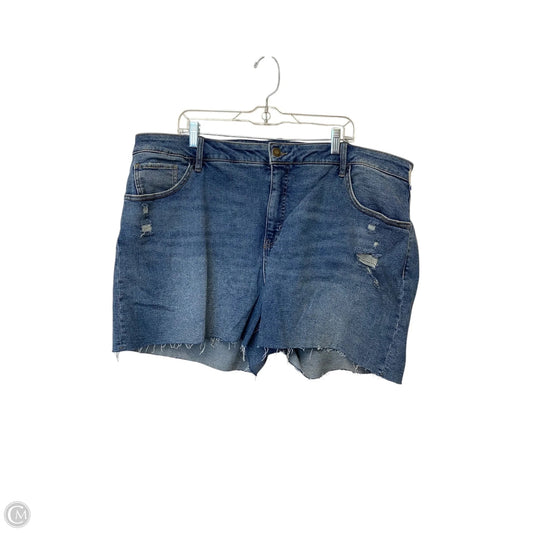 Shorts By Ava & Viv In Blue Denim, Size: 24