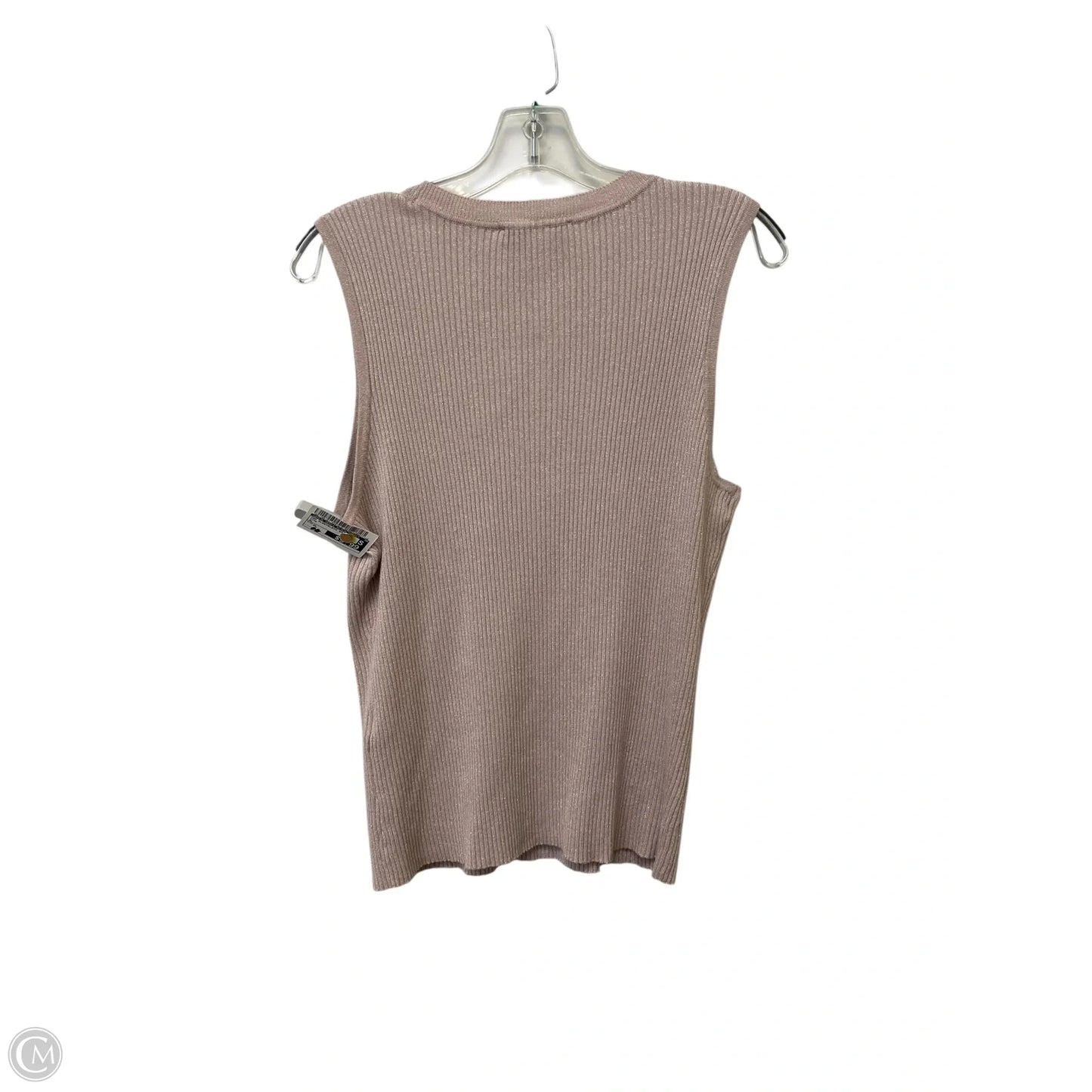 Top Sleeveless Basic By White House Black Market In Pink, Size: Xl