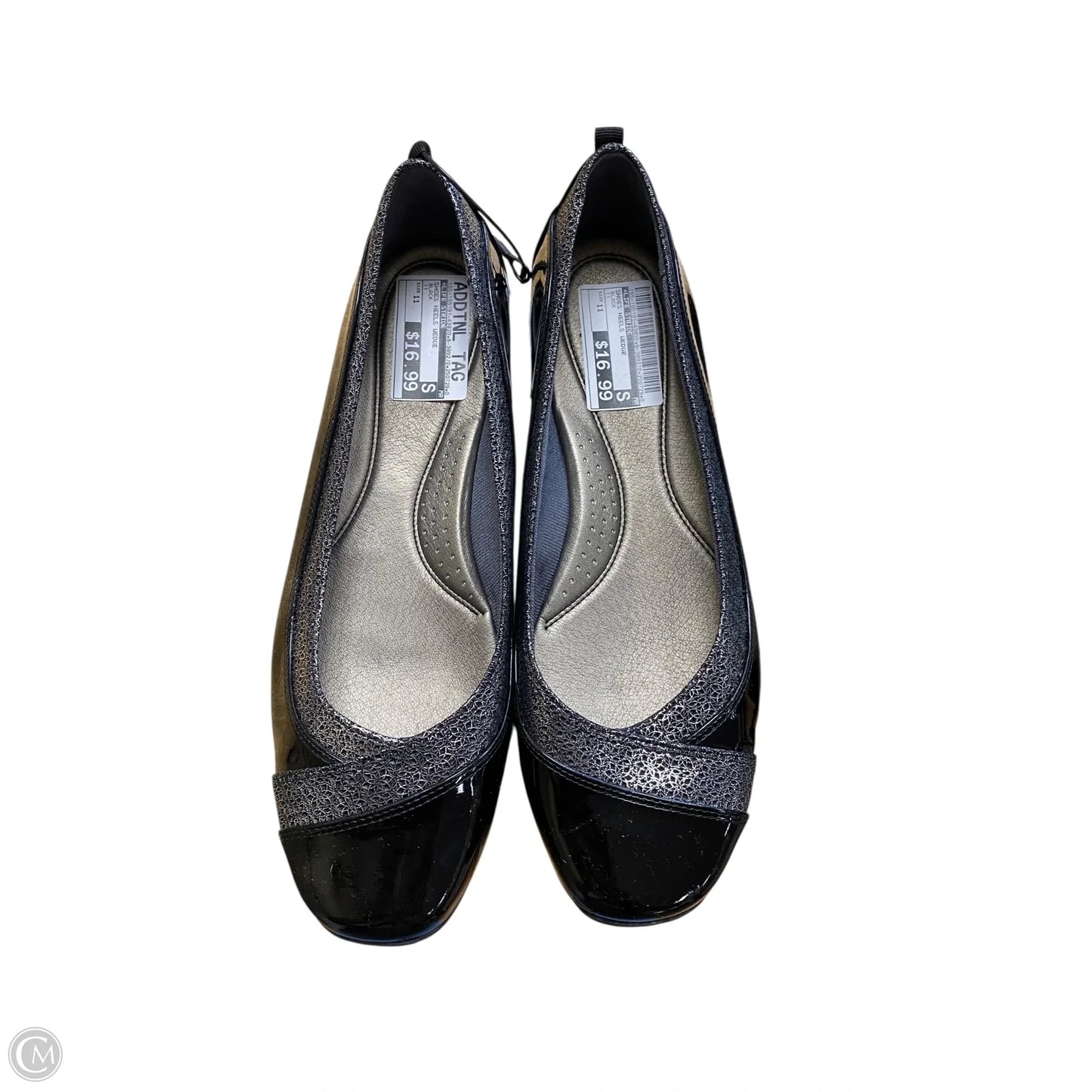 Shoes Heels Wedge By Life Stride In Black, Size: 11