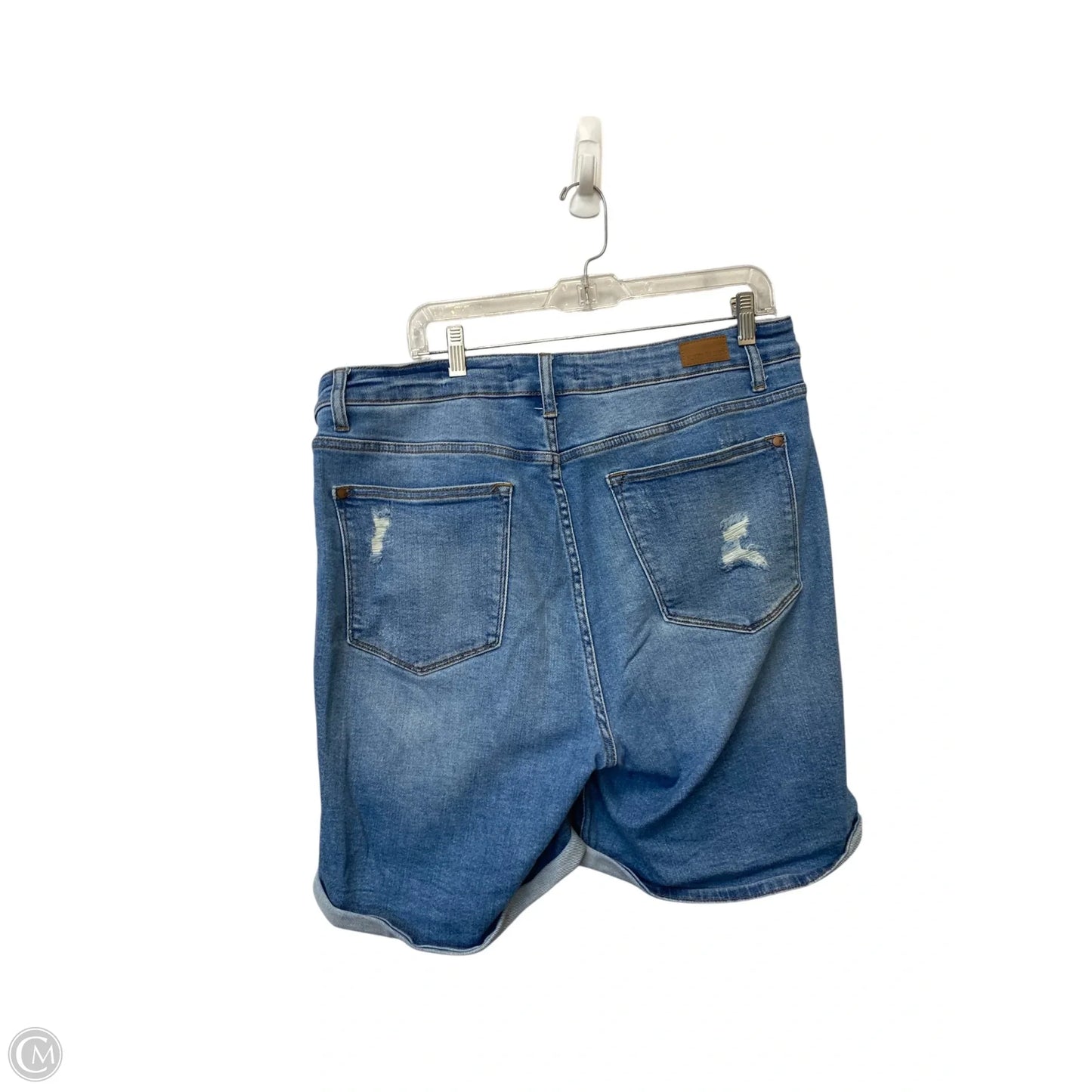 Shorts By Judy Blue In Blue Denim, Size: 1x