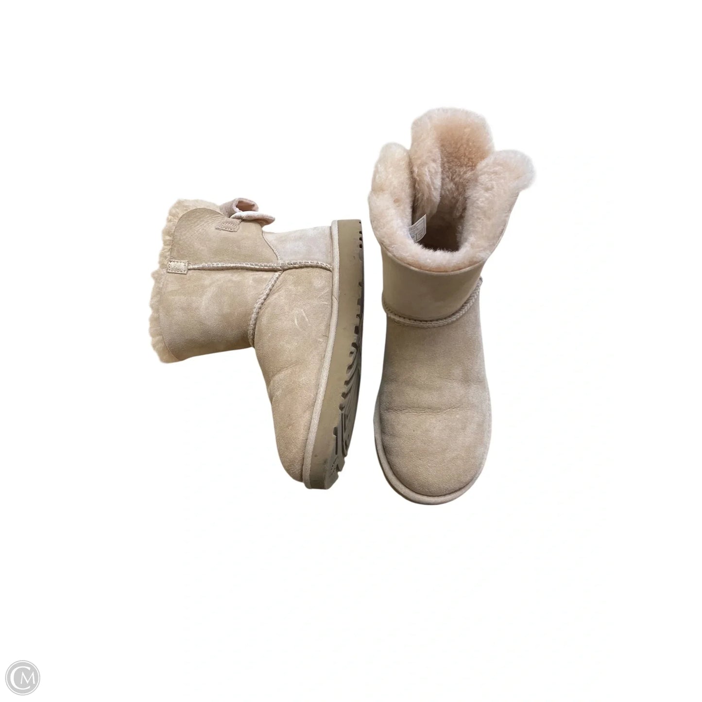 Boots Designer By Ugg In Pink, Size: 8