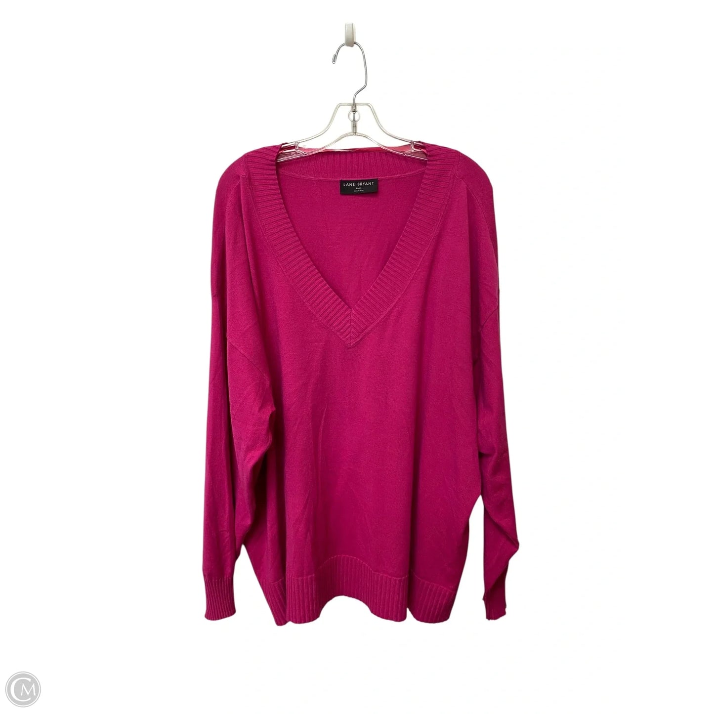 Top Long Sleeve By Lane Bryant In Pink, Size: 26