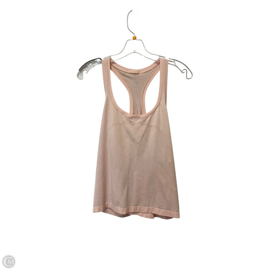 Athletic Tank Top By Lululemon In Pink, Size: 12