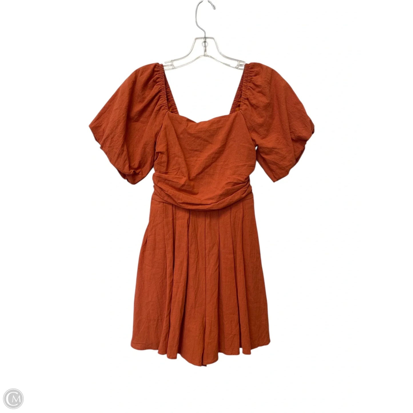 Dress Casual Short By Cme In Orange, Size: S