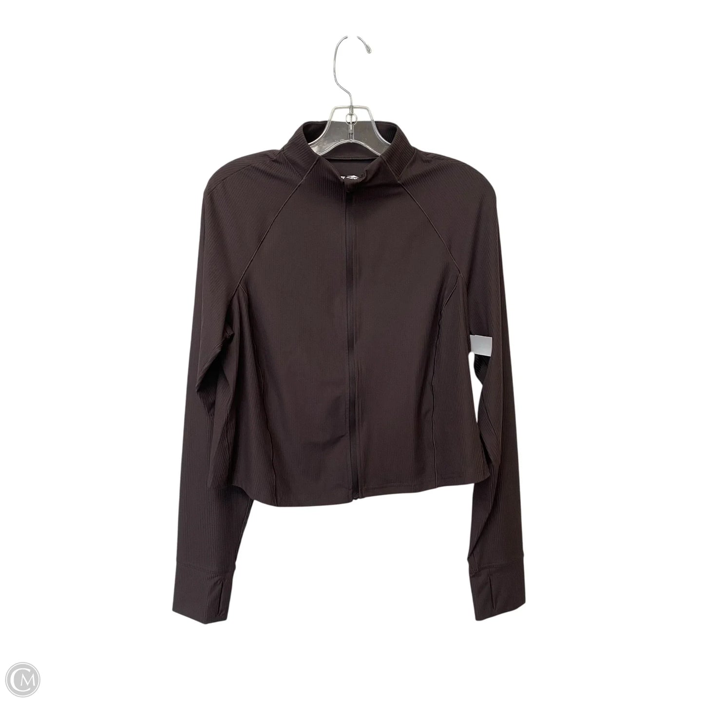 Athletic Jacket By Avia In Brown, Size: Xxl