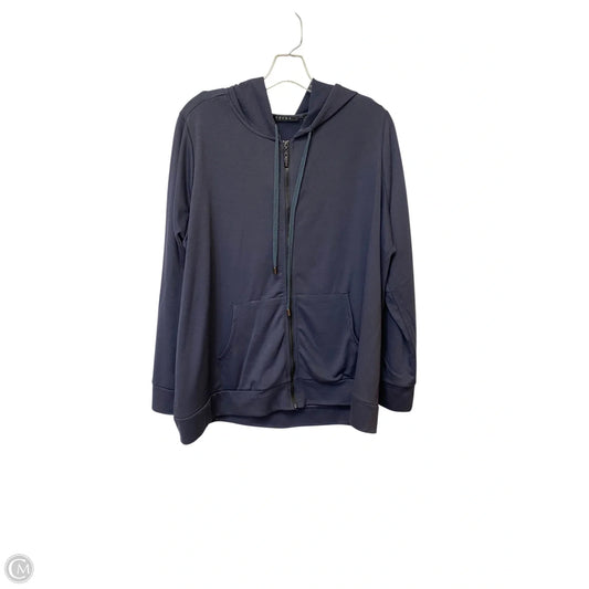 Jacket Fleece By Cyrus In Blue, Size: 2x