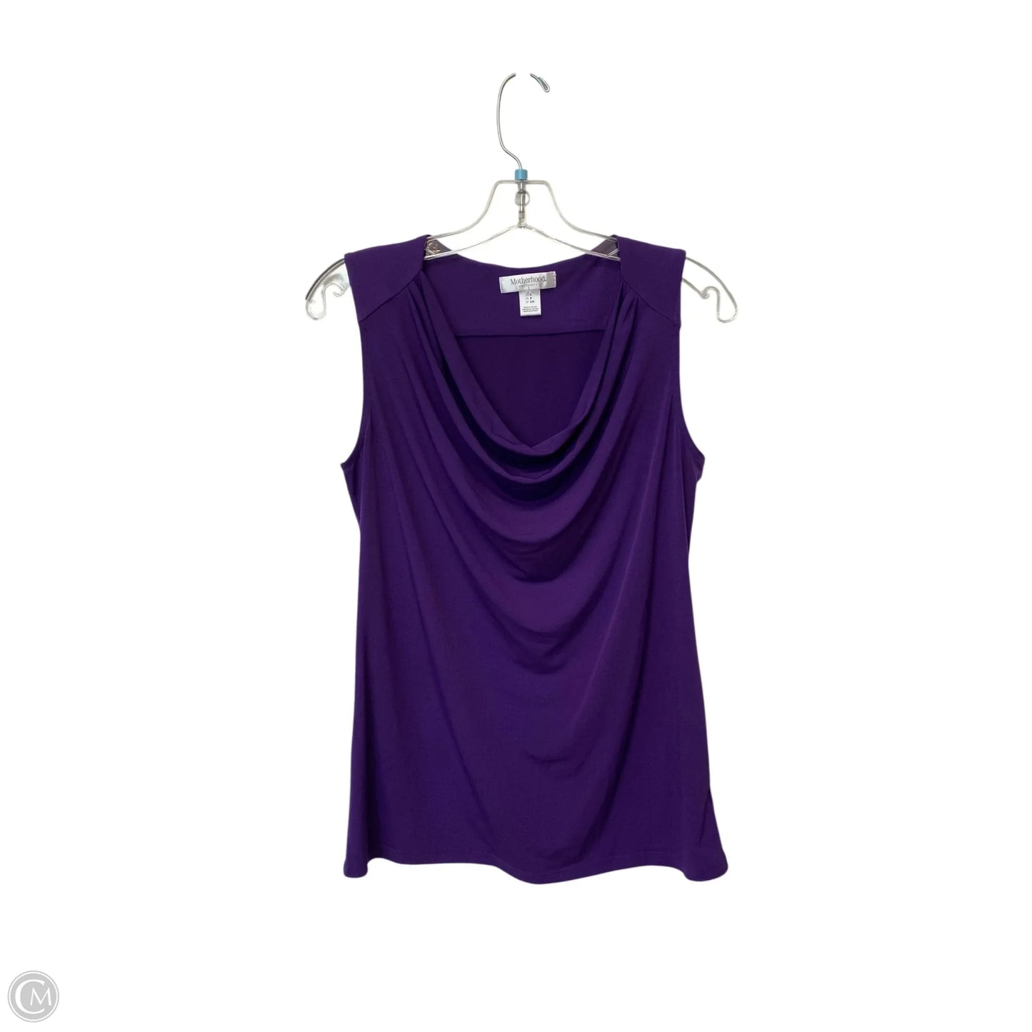 Top Sleeveless By Motherhood In Purple, Size: S