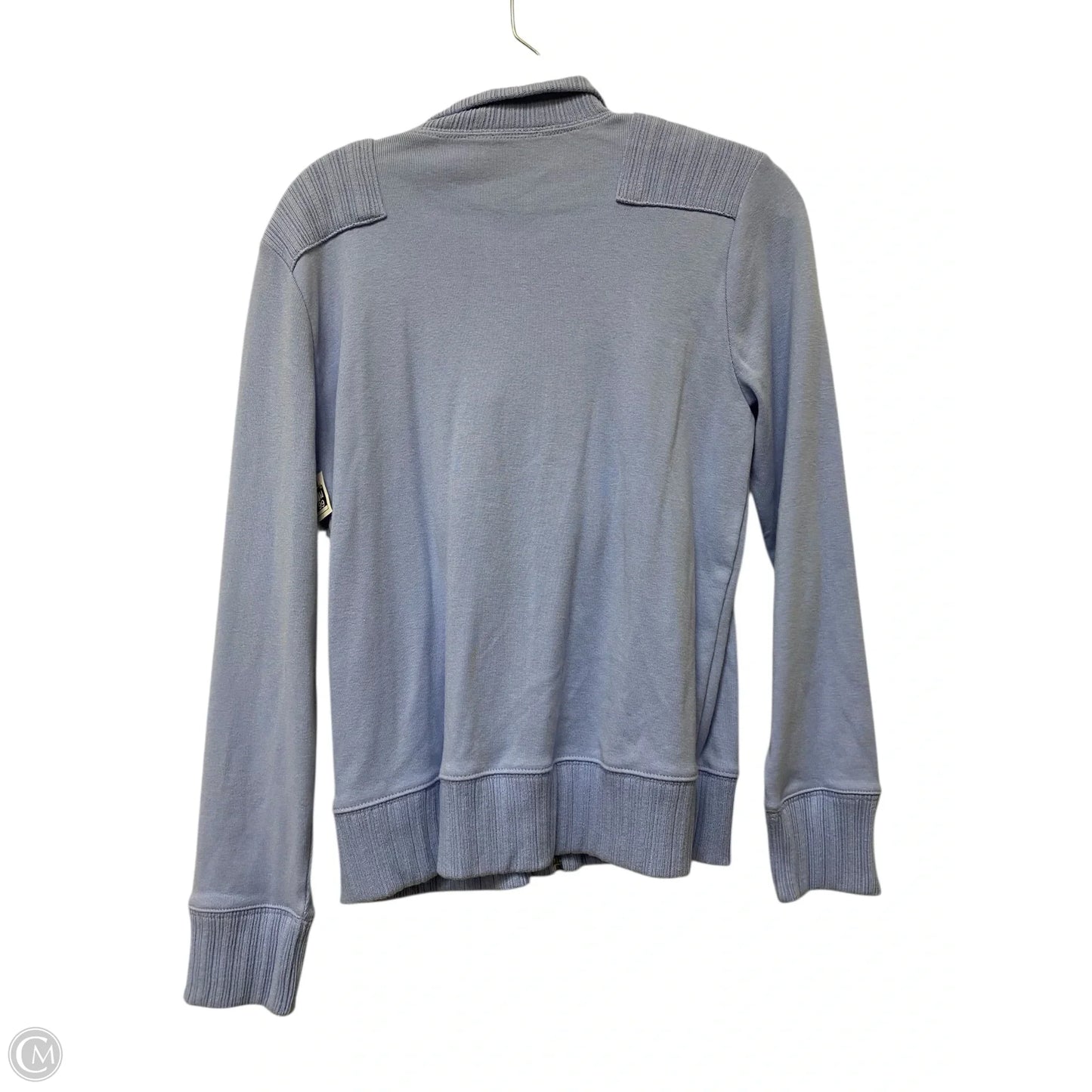 Jacket Fleece By Charter Club In Blue, Size: M