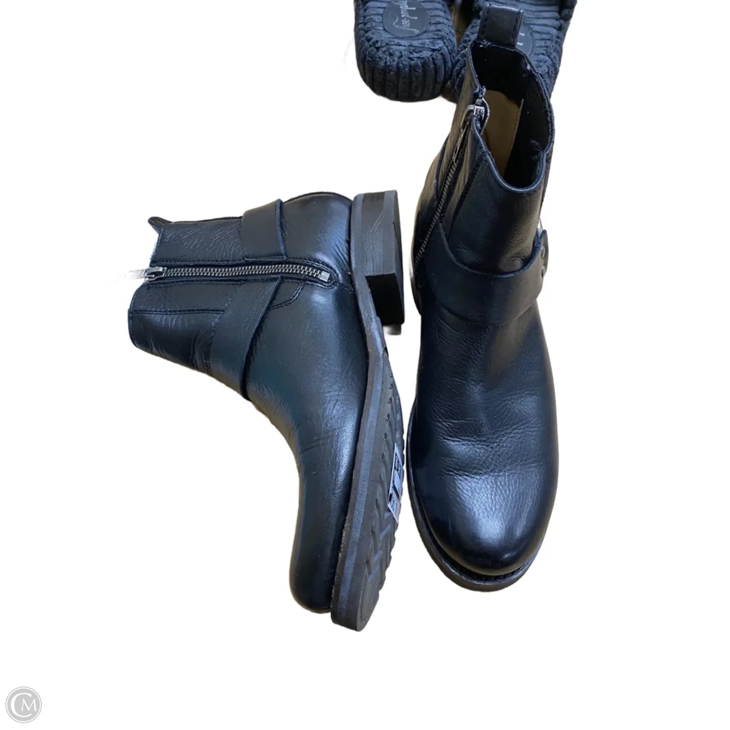 Boots Designer By Frye In Black, Size: 8