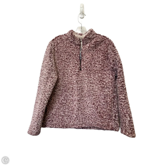 Jacket Faux Fur & Sherpa By Time And Tru In Paisley Print, Size: M