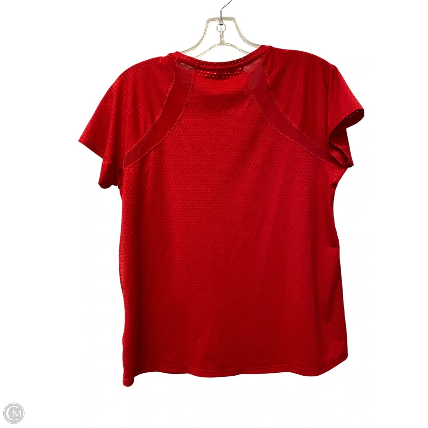 Athletic Top Short Sleeve By Athleta In Red, Size: S