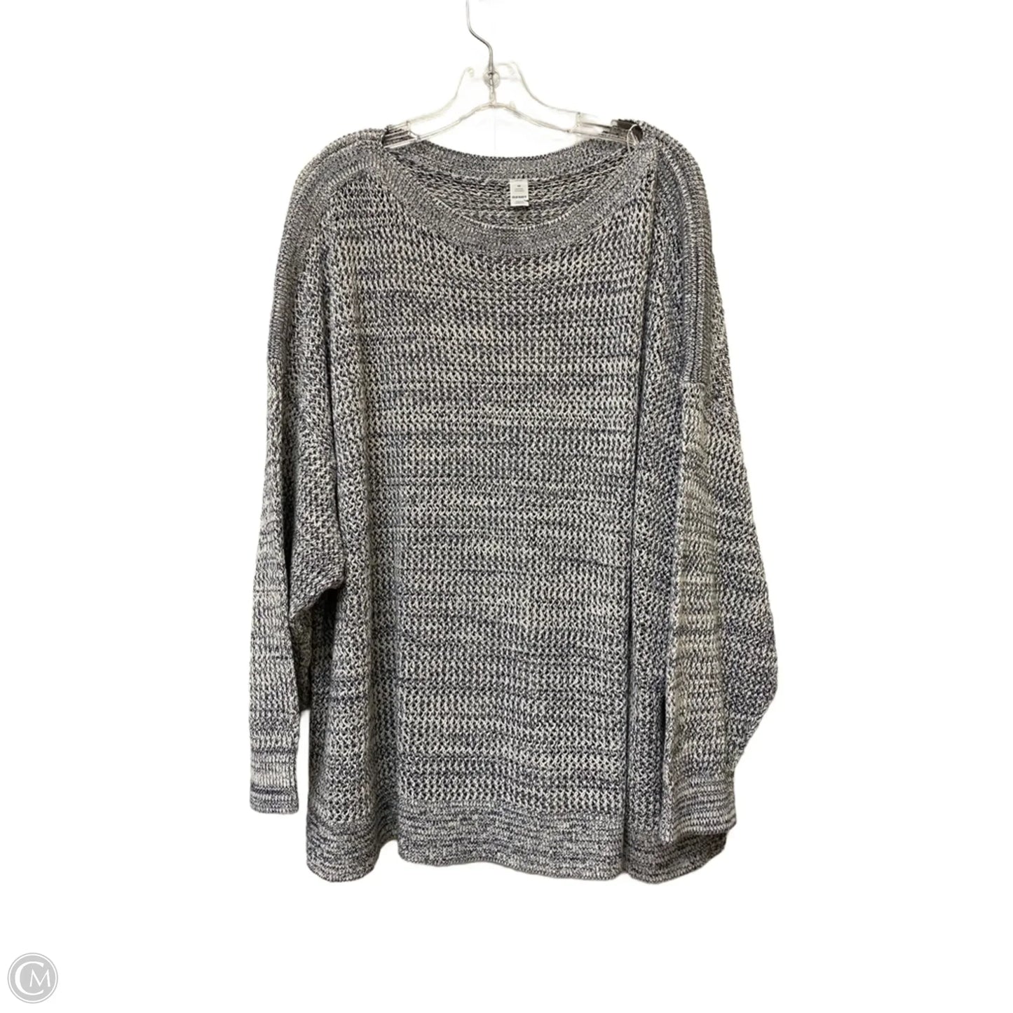 Sweater By Old Navy In Black & White, Size: 4x