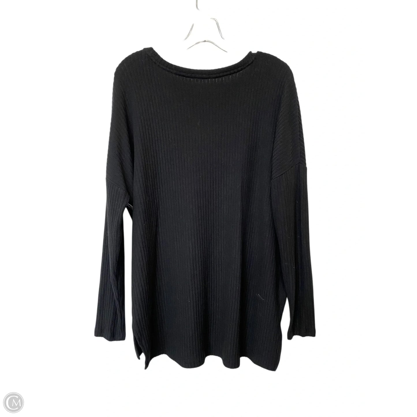 Top Long Sleeve Basic By Cme In Black, Size: M