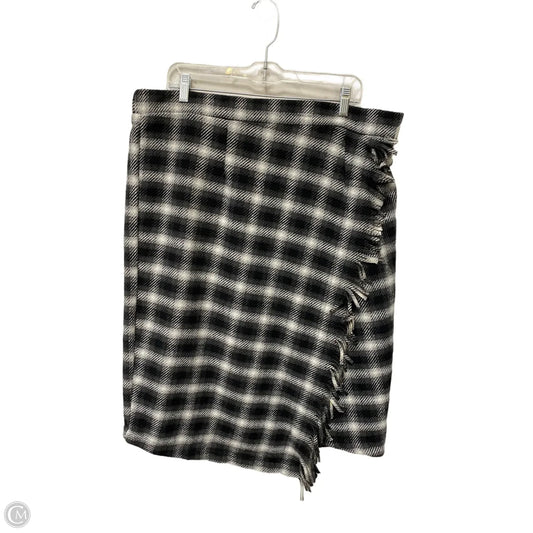 Skirt Midi By Time And Tru In Plaid Pattern, Size: Xl
