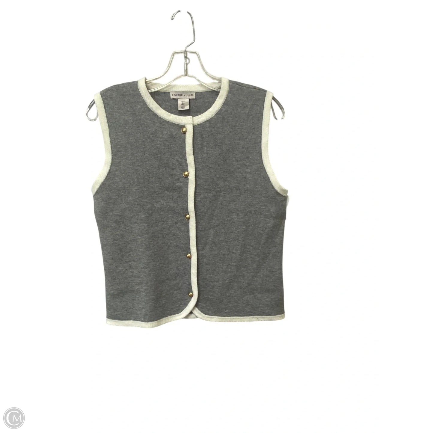 Vest Other By Sincerely Jules In Grey, Size: L