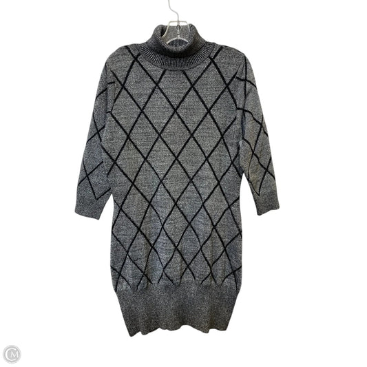 Dress Party Midi By Venus In Silver, Size: Xl