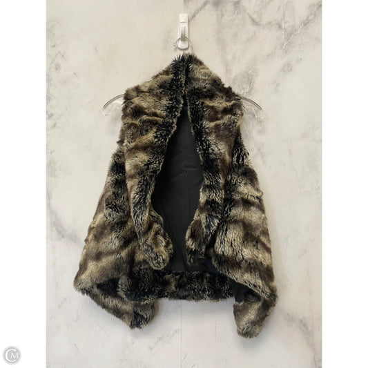 Vest Faux Fur & Sherpa By Gianni Bini In Brown, Size: S