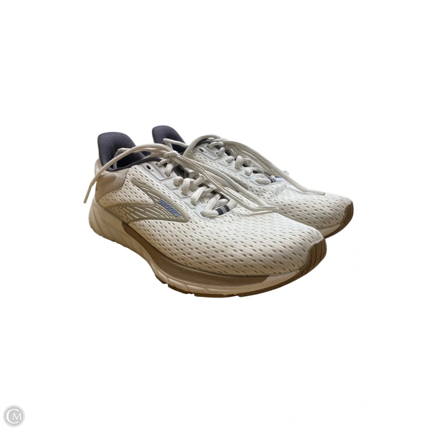 Shoes Athletic By Brooks In White, Size: 7.5