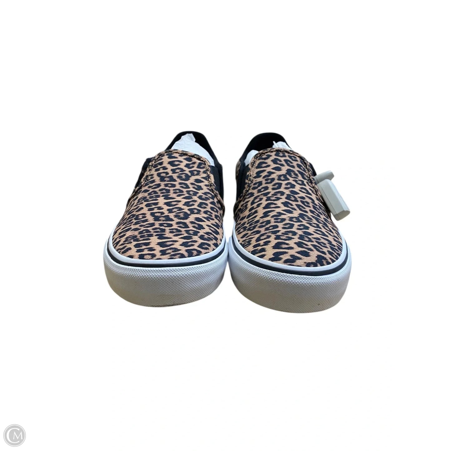 Shoes Flats By Vans In Animal Print, Size: 9.5