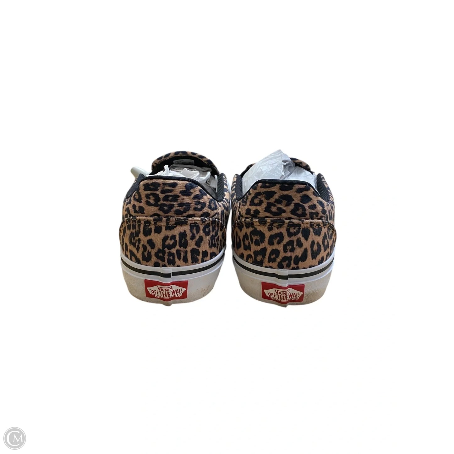 Shoes Flats By Vans In Animal Print, Size: 9.5