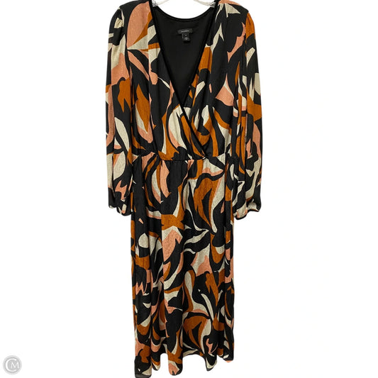Dress Casual Maxi By Halogen In Multi-colored, Size: Xl
